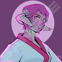 Example C: Lineart, Cell-shaded